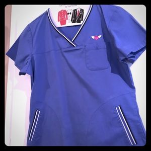 Koi Xsm scrub top..